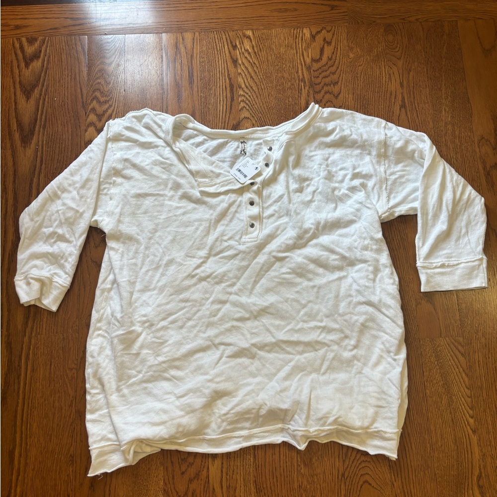 Free People Oversized Pullover Tee